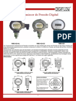 Transmissor de Pressão Digital com Detalhes Técnicos