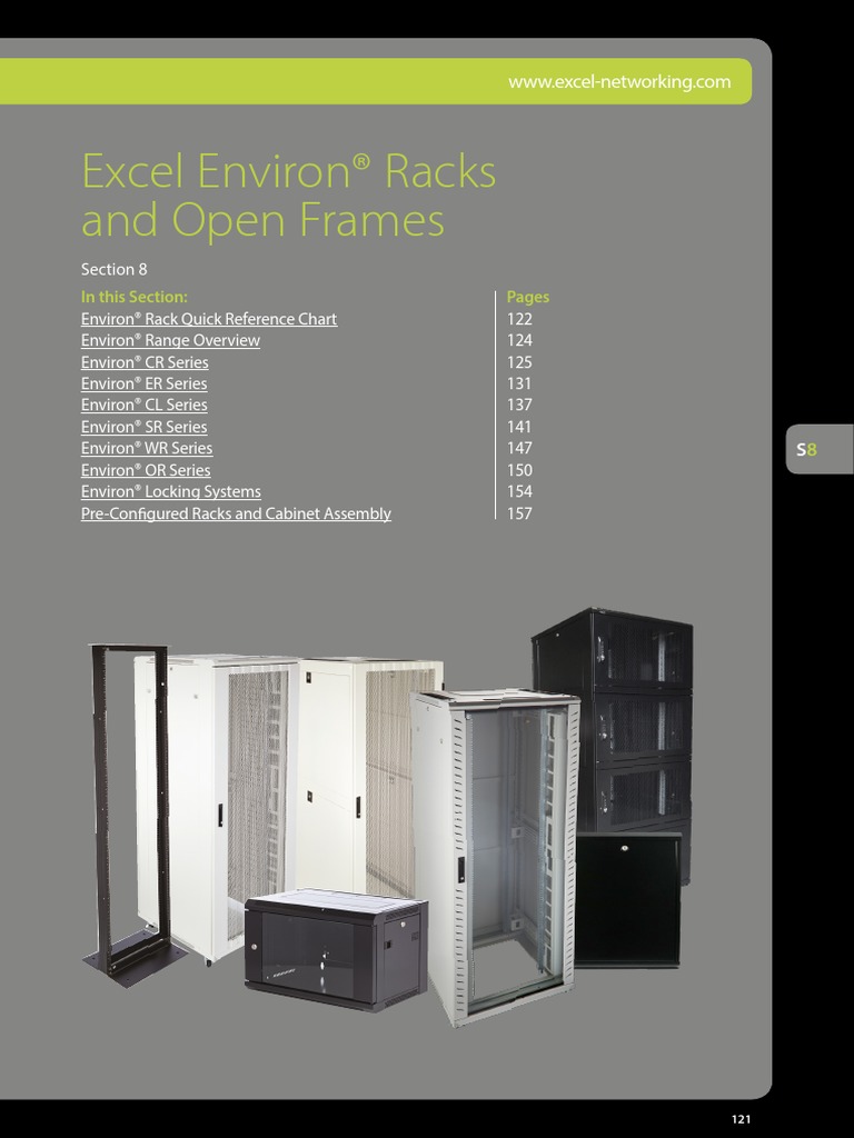 Excel Environ® Racks and Open Frames: in This Section: Pages | PDF ...