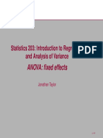 Statistics 203: Introduction to Regression and Analysis of Variance (ANOVA
