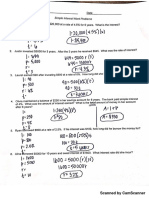 Simple Interest Answer Key