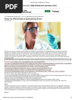 Difference Between Sampling and Non-Sampling Error (With Comparison ...