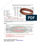 Serbian Sausage: U.S. Ingredient Metric Percent