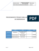 Procedimiento Técnico Para Las Brigadas de Emergencia Rev. 0