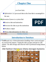 DataBase System CH - 1 and 2