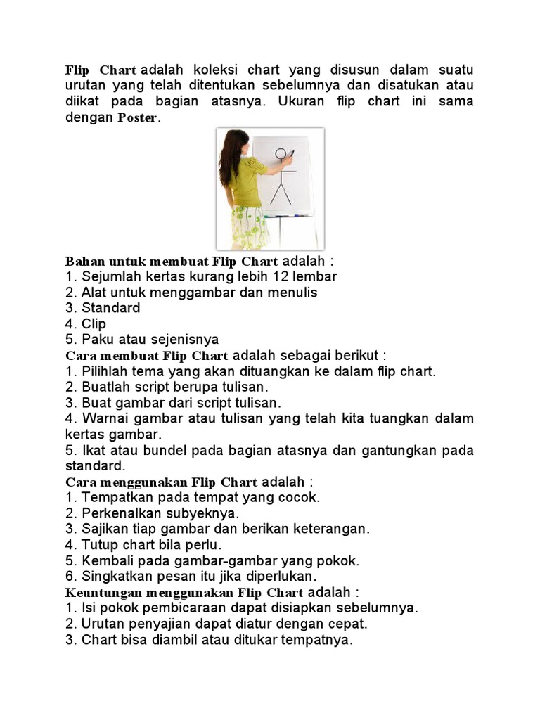 Panduan Membuat dan Menggunakan Flip Chart | PDF