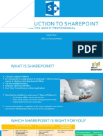 An Introduction To Sharepoint: For The Non-It Professional