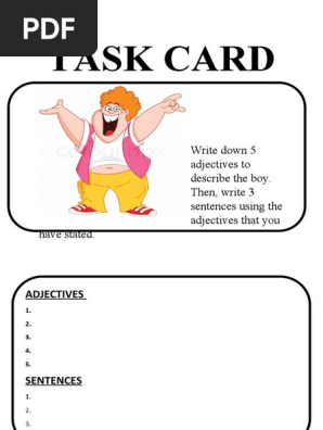 TASK CARD