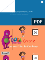 Dora Error 2