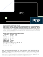 Forecasting MCQ 1