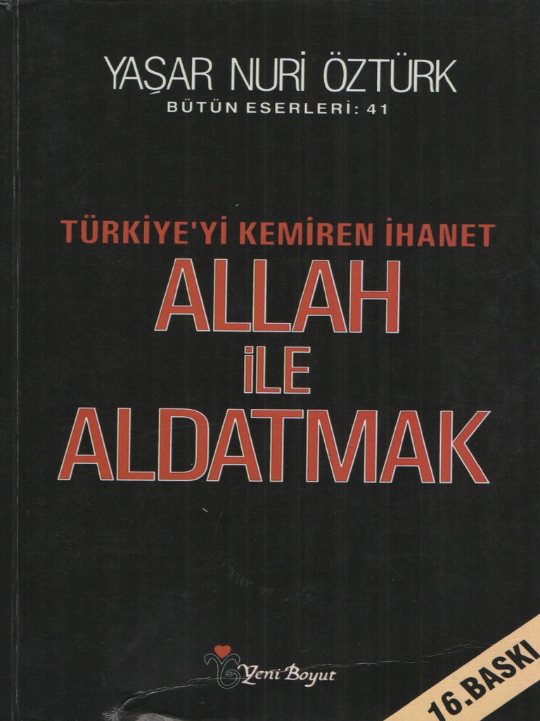 Yasar Nuri Ozturk Allah Ile Aldatmak Pdf