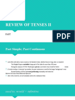 Review of Tenses II