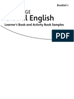 Cambridge Global English Learners Book and Activity Book Samples