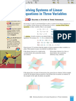 Solving Systems of Linear Equations in Three Variables: You Should Learn