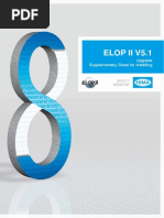 Elop Ii V5.1: Upgrade Supplementary Sheet For Installing