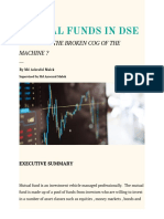 Mutual Funds in Dse: How To Fix The Broken Cog of The Machine ?