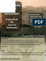 Understanding Disaster & Development A Case Study On Concern Worldwide