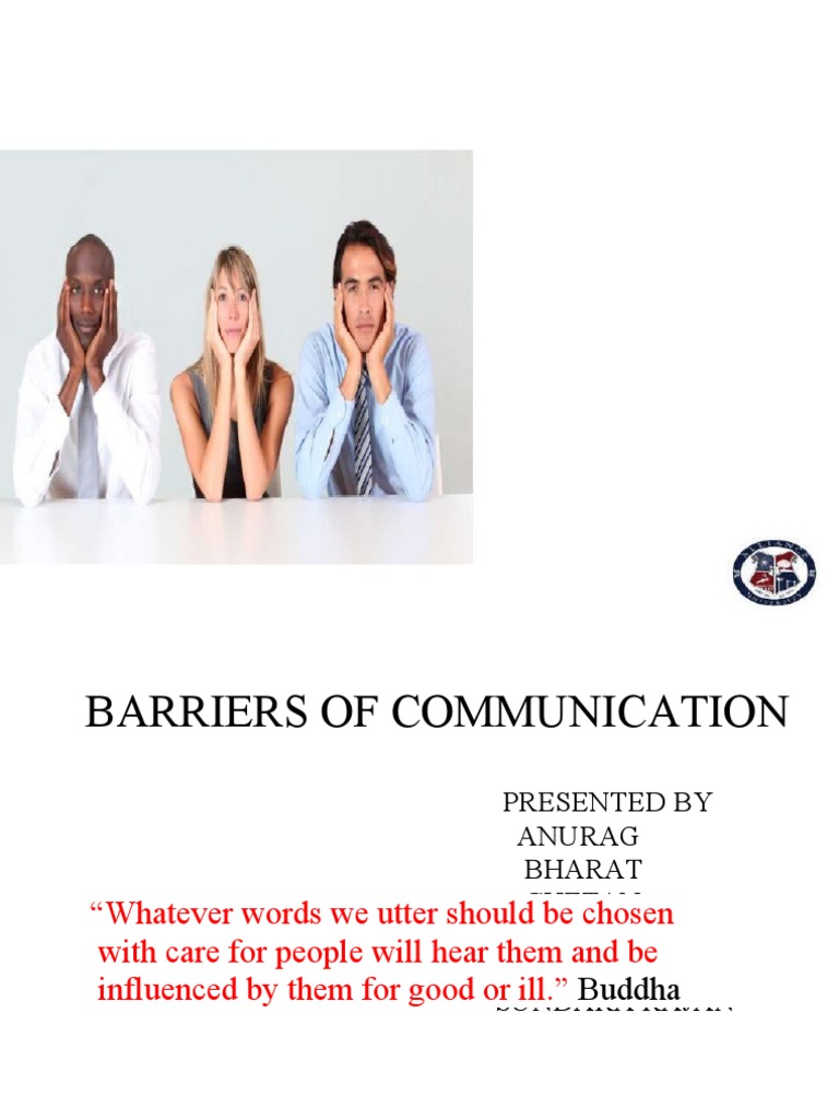 assignment on barriers of communication pdf
