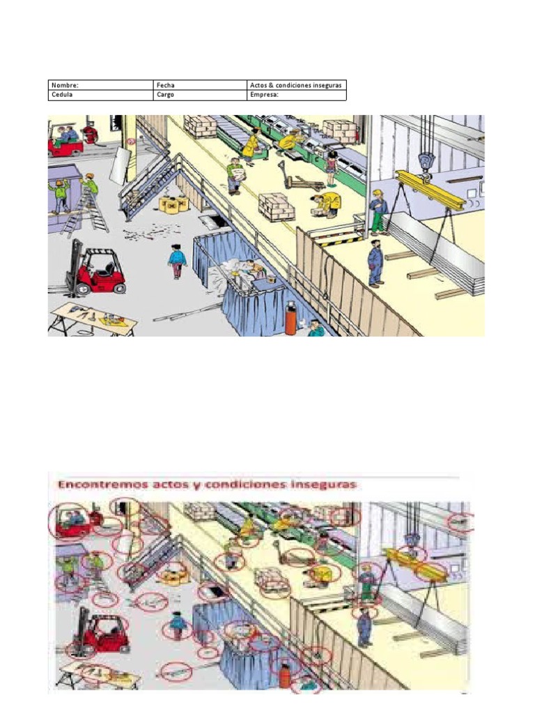 Identificación de Actos y Condiciones Inseguras | PDF