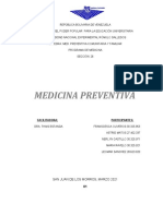 Salud Integral  MEDICINA PREVENTIVA