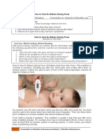 Unit 5. BS. How To Care For Babies During Fever