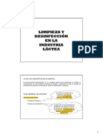 Limpieza y Desinfeccion en La Industria Lactea