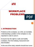 Unit Vii: Workplace Problems