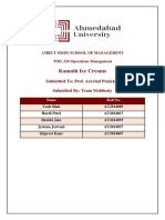 Kamath Ice Creams: Submitted To: Prof. Aravind Panicker Submitted By: Team Mobileaty