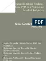 Hubungan Pancasila dengan UUD 1945 dan Proklamasi