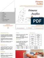 Dossier Informativo - Primeros Auxilios