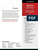 PCB Material DE104 Laminate and Prepreg Datasheet - IMX6 Rex DBB