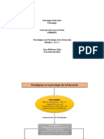 Act - 1.2 - Mapa Conceptual - Paradigmas en La Psicologia de La Educacion