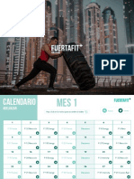 Calendario de 3 meses para adelgazar con rutinas HIIT