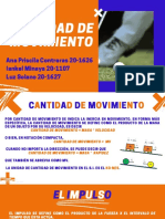 Cantidad de Movimiento