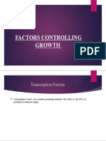 Factors Controlling Growth