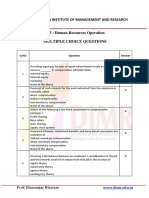 DNYANSAGAR INSTITUTE OF MANAGEMENT AND RESEARCH MULTIPLE CHOICE QUESTIONS