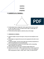 Triangles: Properties, Congruence Rules & Inequalities