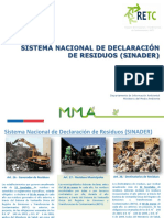Declaración de residuos en Chile (SINADER