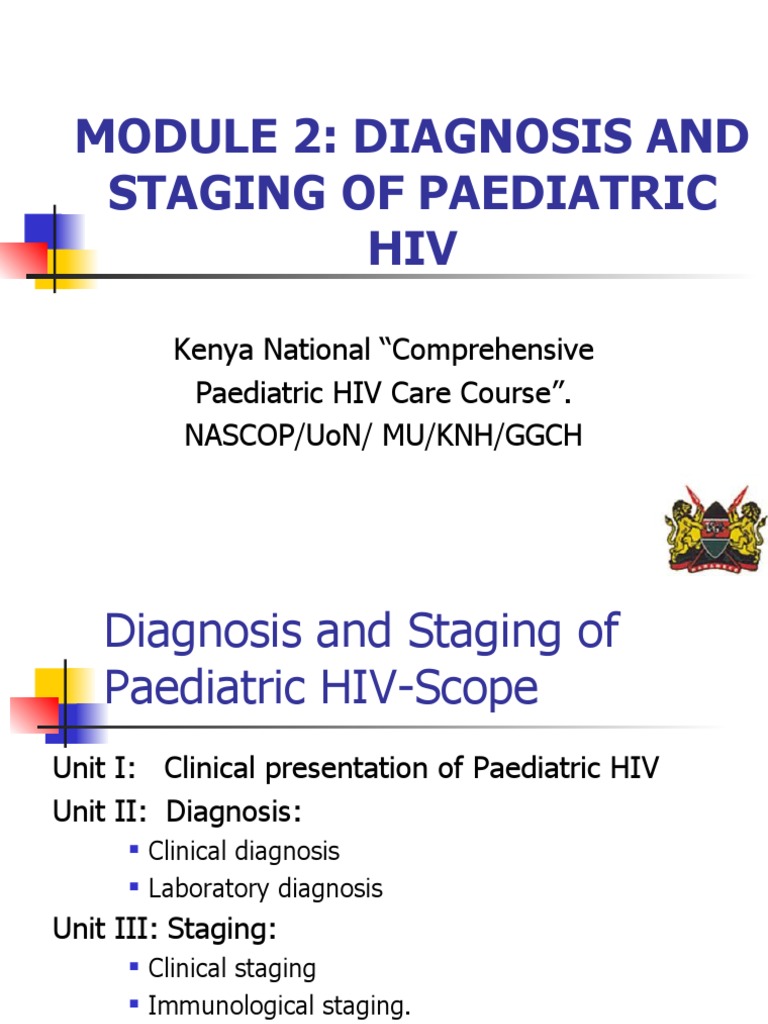 Pediatric HIV Diagnosis and Staging Guide | PDF | Diagnosis Of Hiv/Aids ...