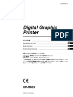 Sony Up-d895 Instructions for Use