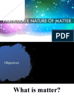 The Particulate Nature of Matter