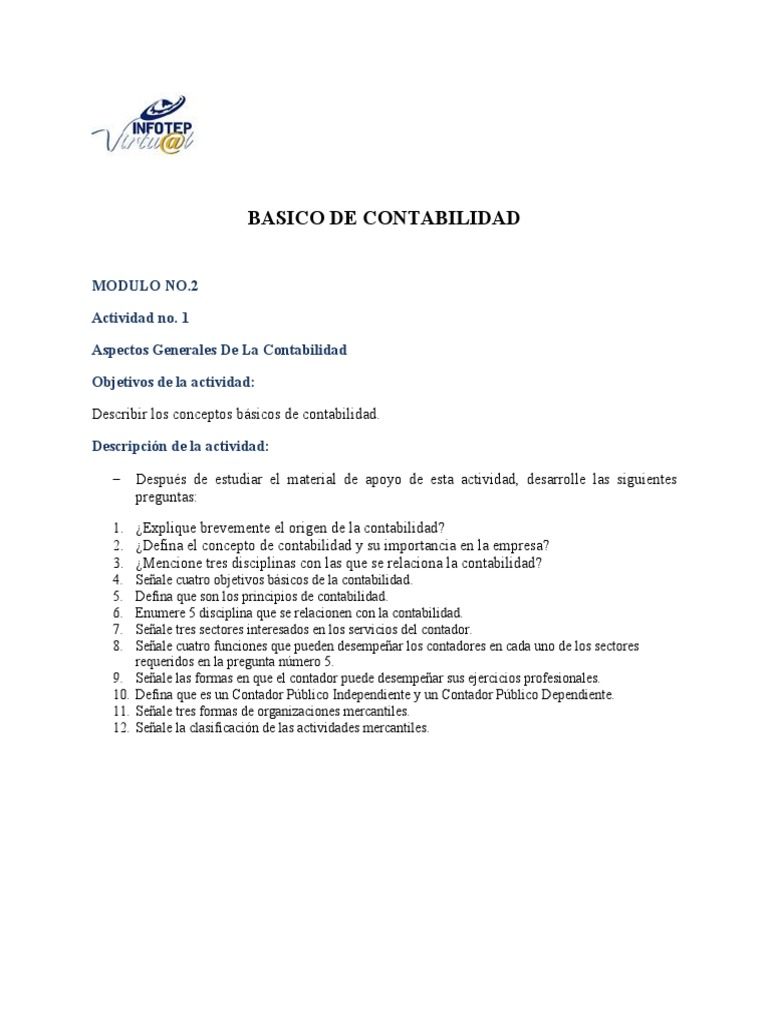 Actividad Modulo 2 | PDF