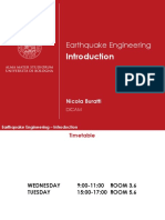 Earthquake Engineering: Nicola Buratti