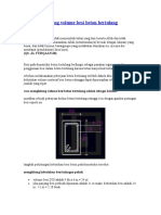 Cara Menghitung Volume Besi Beton Bertulang
