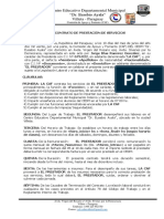 25 Proforma de CONTTRATO DE SERVICIO CAF