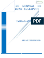 Informe Mensual Solexport Anama Seguridad - Marzo