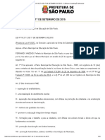 Plano Municial de Educação LEI Nº 16.271 DE 17 DE SETEMBRO DE 2015