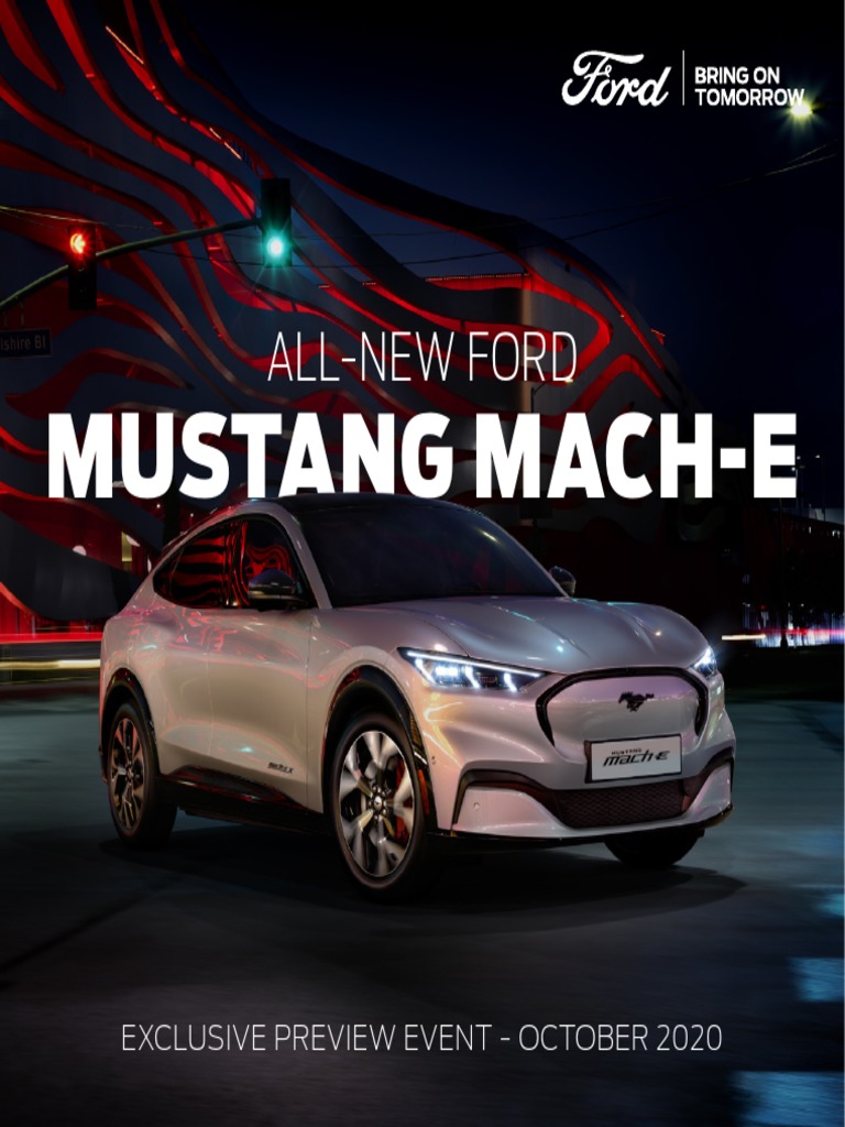 FORD - MachE - 21x21 - EN PP | PDF | Wheeled Vehicles | Vehicles