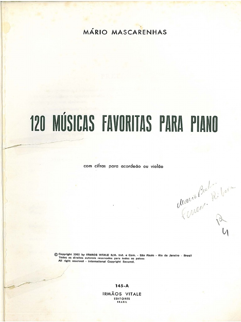 120 Músicas favoritas para Piano - 3º Volume: Incluindo um curso