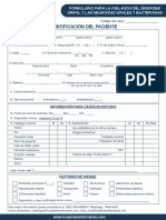 Formulario CHSF PDF