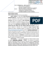 Audiencia juicio inmediato omisión asistencia familiar Puno